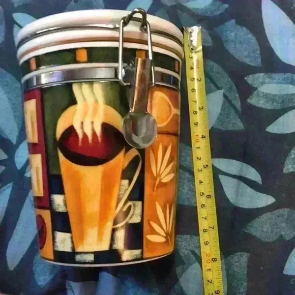 Vintage Ceramic Canister Jar coffee canister MSC Joshha - Picture 6 of 7
